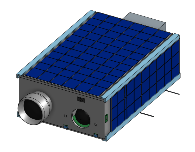 Helios I CAD model